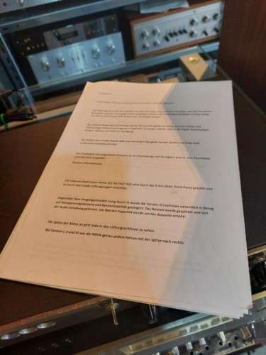 Reußenzehn Living room III Vorverstärker mit Röhren Klangverbesserung